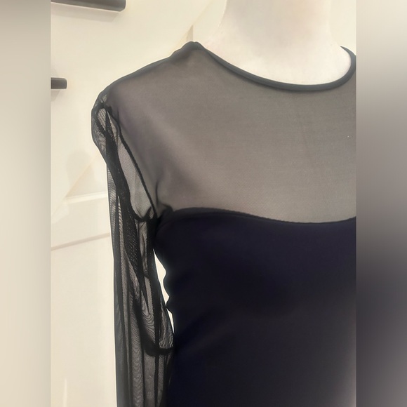 Stretchy Sheer Dress JOEFFER CAOC Size Small - Picture 2 of 6